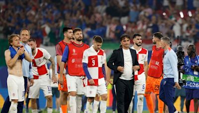 Croatia coach Dalic angered by length of added time in Italy draw