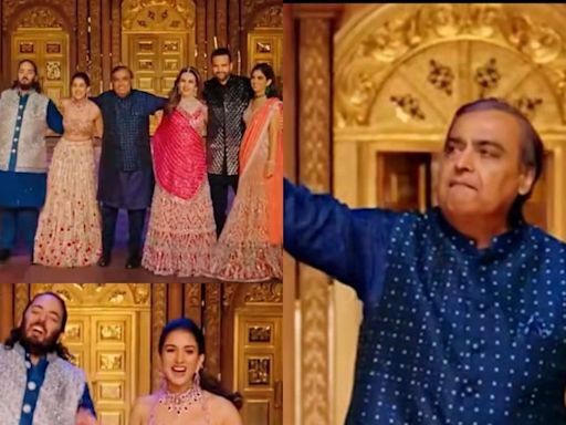 Mukesh and Nita Ambani Dance to 'Deewangi Deewangi' With Family at Anant-Radhika's Sangeet | Watch - News18