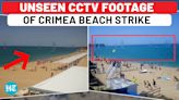 Crimea Attack Captured On CCTV: Beachgoers Run For Safety As Missile Shrapnel Fall On Civilians