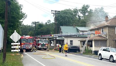 House damaged by fire in Hollsopple