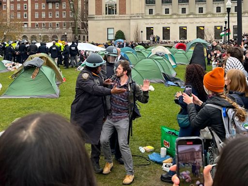 Almost half of protesters arrested were not affiliated with Columbia, City College: Adams