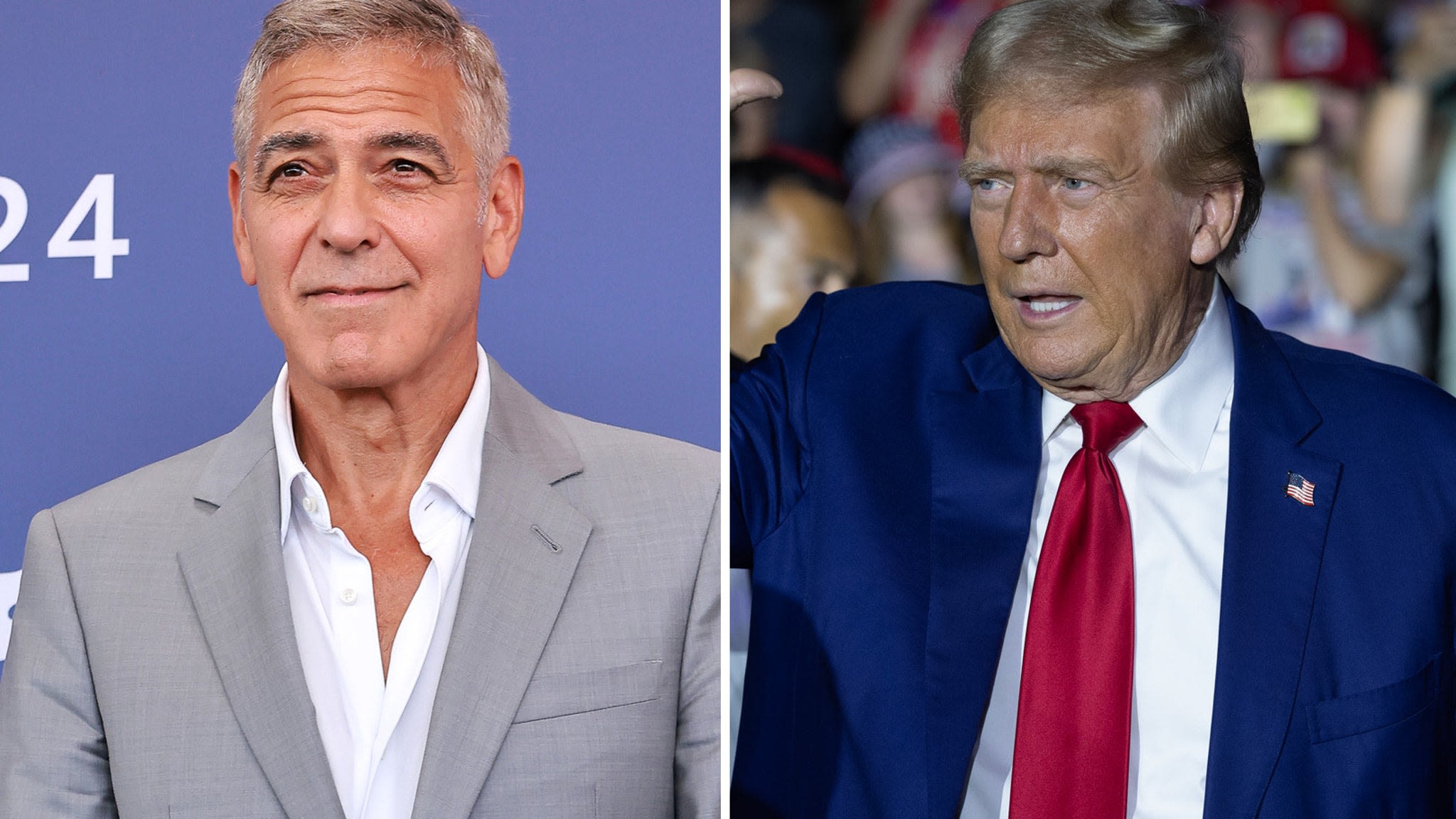 George Clooney Hits Back to Donald Trump Saying Actor Should Leave Politics: 'I Will If He Will'