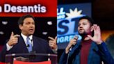 Florida congressional candidate disrupts Ron DeSantis' live event with Dave Rubin to demand action on gun violence: 'Floridians are dying!'