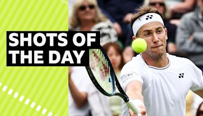 Wimbledon: Emma Raducanu, Casper Rudd & Carlos Alcaraz feature in shots of the day