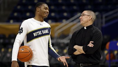 Happy birthday to Notre Dame basketball chaplain Rev. Pete McCormick