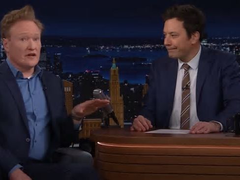 Jimmy Fallon Was Visibly Emotional After Conan O'Brien Selflessly Cut Off His Outro Speech