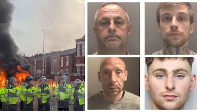 From two months to three years: First rioters jailed as arrested appear in courts across the country