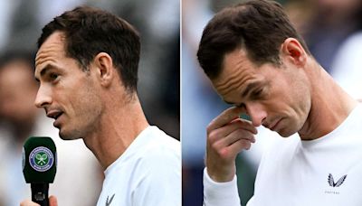 Andy Murray Gets Emotional After His Final Wimbledon Match: 'I Would Love to Keep Playing but I Can't'