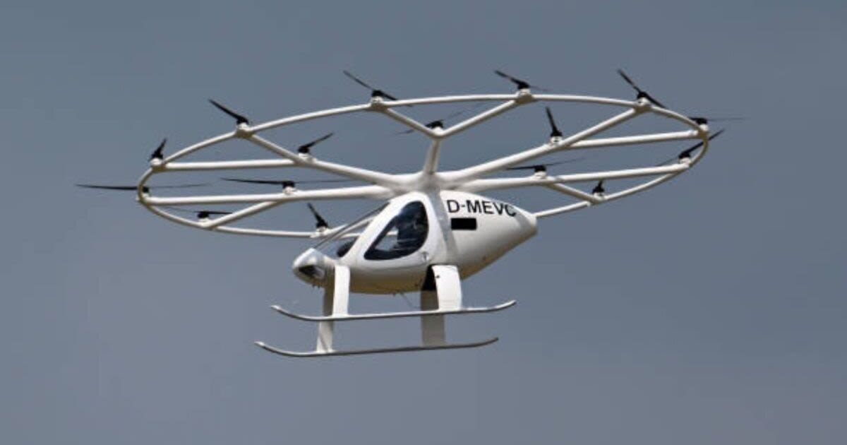 The brand new incredible flying taxis which cost £250 a ride