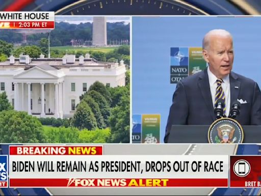 ‘A Very Unstable, Tumultuous Time for Our Country’: Bret Baier Calls in to Fox News to Assess News of Biden Dropping Out