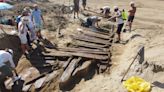 Ancient Roman boat from empire's frontier unearthed in Serbian coal mine