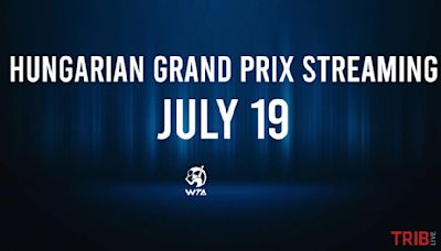 Where to Watch Hungarian Grand Prix Friday, July 19: TV Channel, Live Stream, Start Times