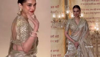 Aditi Rao Hydari Turns Up At Anant Ambani-Radhika Merchant's Mangal Utsav Without Siddharth; Watch - News18