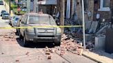 4 rowhomes, 2 cars damaged in partial building collapse in Pittsburgh’s Hill District