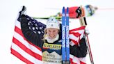 American skier Jessie Diggins wins first US individual world title in cross country skiing