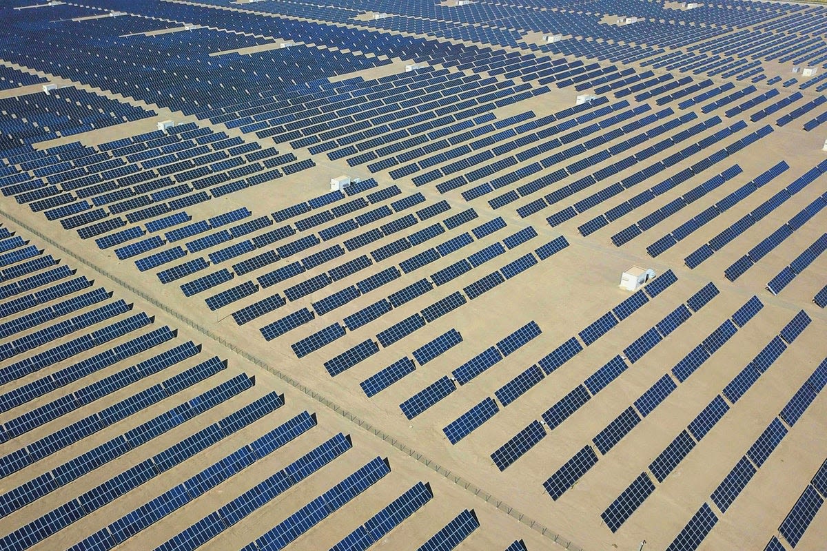 World’s biggest solar farm goes online, big enough to power a country
