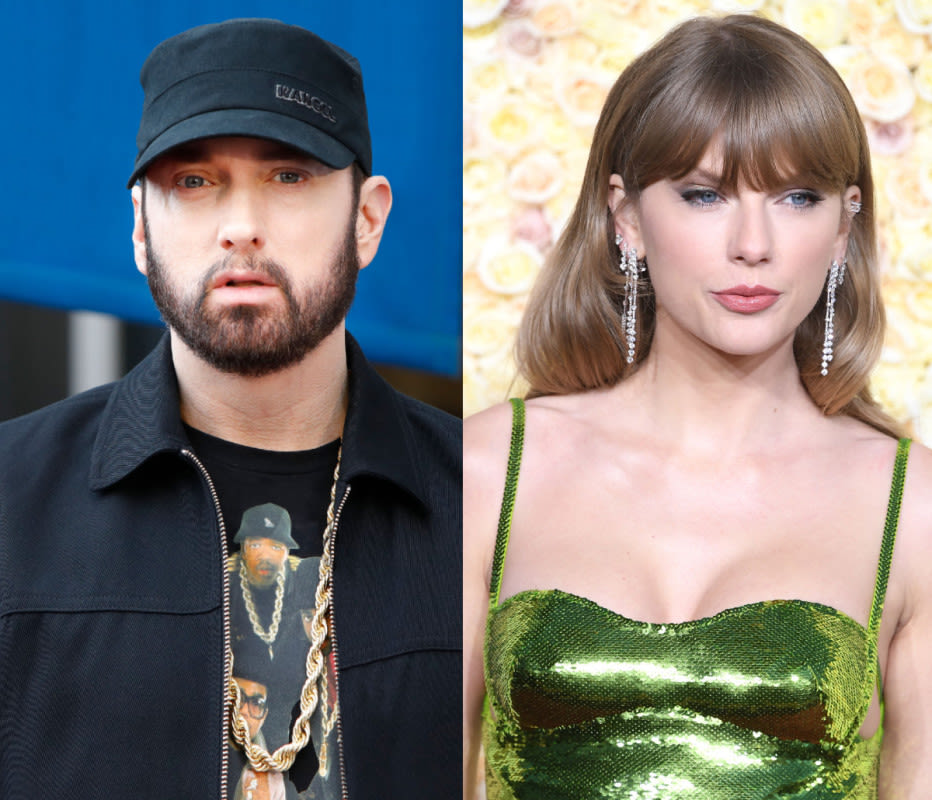 Eminem Sends a Pointed Message About Taylor Swift While Promoting His New Album