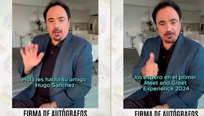 Hugo Sánchez anuncia firma de autógrafos en CDMX: cuándo y dónde será