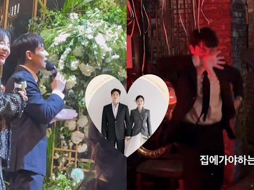 天動&MIMI婚禮，李準主持又表演！和Dara合唱還和天動跳MBLAQ〈Oh Yeah〉激起回憶