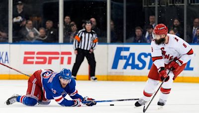 Hurricanes shut down on power play again, fall into 0-2 series hole against Rangers