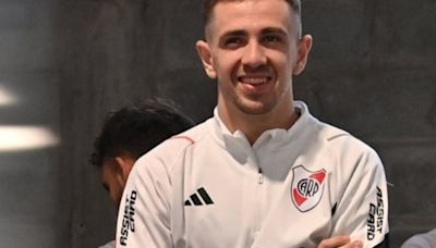 El feliz regreso a casa de Felipe Peña en el River Camp