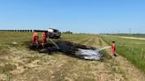 Discarded cigarette sparks grass fire near Carstairs, Alta.