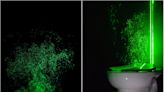 Gross photos show how many droplets and aerosols blast out of a toilet each time you flush