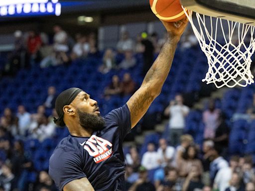 Team USA Basketball Avoids Major Upset To South Sudan On LeBron James Layup