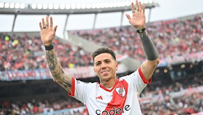 Enzo Fernández fue a ver a River tras el ESCÁNDALO por la canción racista: la reacción de los hinchas