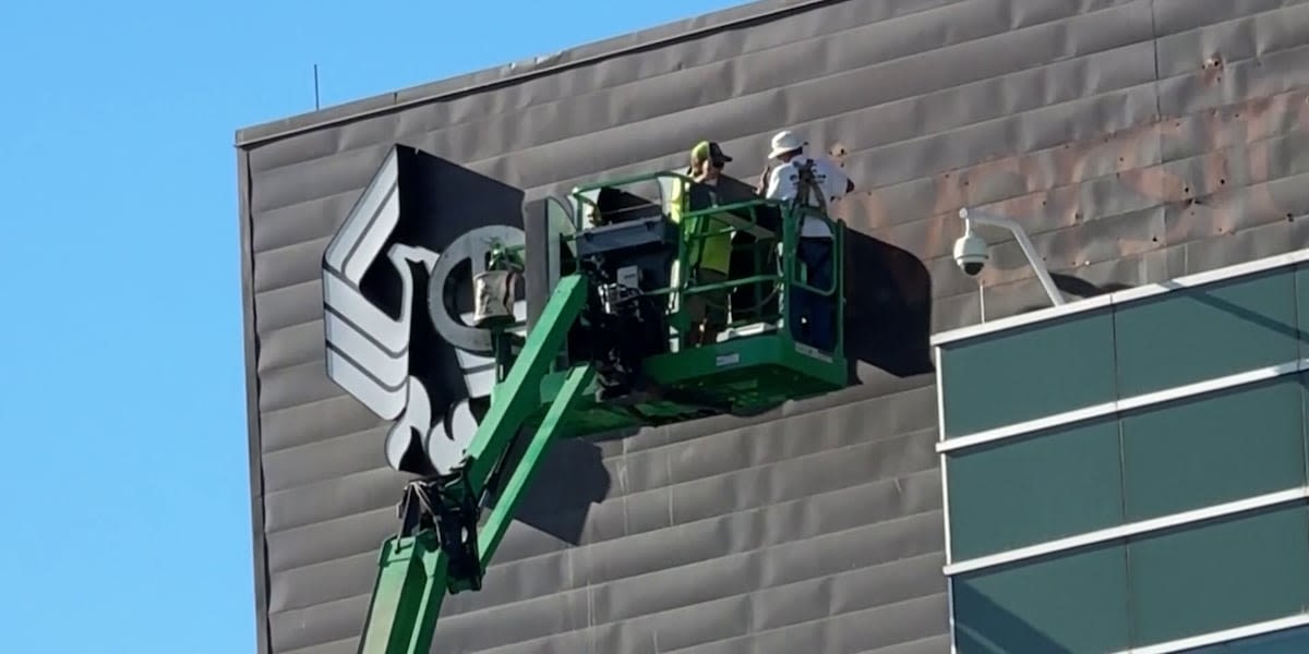 University of Phoenix signs come down as school gets new look