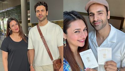 After getting robbed in Europe, Divyanka Tripathi and her husband Vivek Dahiya safely return to Mumbai: ‘Ghar aake humesha sukoon hi milta hai’