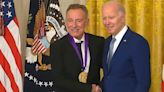 President Biden honours Bruce Springsteen, hinting he'll run for president again in 2024