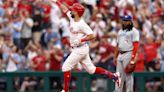 Kody Clemens uses Bryce Harper's model bat en route to career night as Philadelphia Phillies dominate Blue Jays