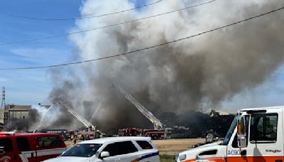 Scrap yard fire covers downtown Chattanooga with smoke - WDEF