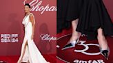Shiny Metallic Shoes Were Trending at 2024 amfAR Gala in Cannes