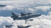 Commercial tanker refuels US Air Force fighters for Singapore exercise
