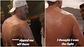 Footage captures Tyson Fury's dressing room reaction to Oleksandr Usyk defeat