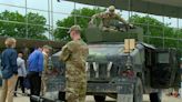 Students learn about military, police and fire equipment