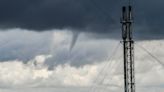 Days before launch, funnel cloud forms near NASA's Artemis I rocket at Kennedy Space Center
