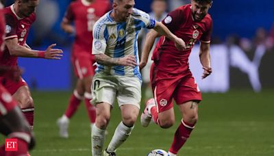 The 'Mes-si!' chants started more than an hour before Copa America opener, and he sets up both goals