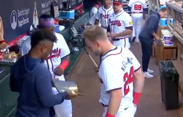 The Braves were so perplexed after Jorge Soler destroyed the team's dugout iPad