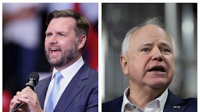 When is the vice presidential debate between Tim Walz and JD Vance? Date, channel, moderators, more