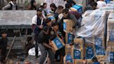 Video shows desperate Palestinians raiding UN aid truck amid humanitarian crisis in Gaza