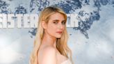 Emma Roberts Goes Strapless in Draped Linen Dress at Montblanc’s 100 Years of Meiserstuck Celebration