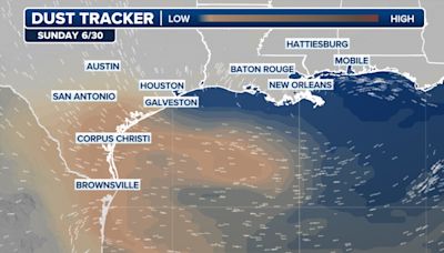 Massive dust plume from Sahara Desert to bring hazy skies to Florida, Texas