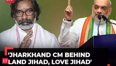 'Land Jihad, Love Jihad leading demographic changes in state': Amit Shah in Jharkhand