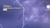 La espectacular tormenta eléctrica que cayó en Chicago