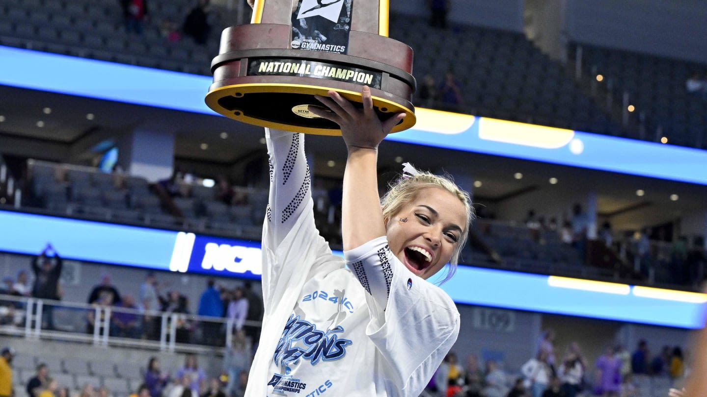 Our 9 Favorite Pics From NCAA Champion Olivia Dunne’s History-Making Gymnastics Season