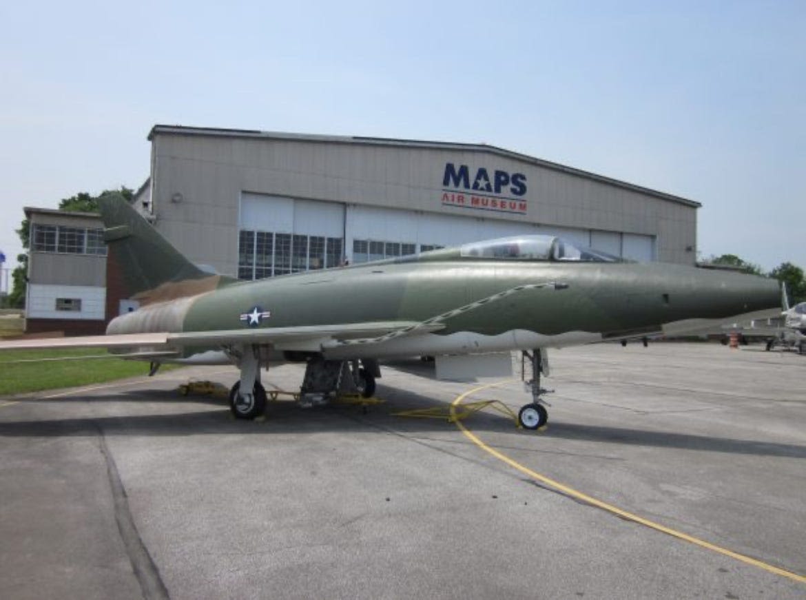 MAPS display honors F-100 Super Sabre and its pilots