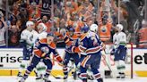 Stanley Cup Playoffs: Bouchard’s late goal evens series for Oilers